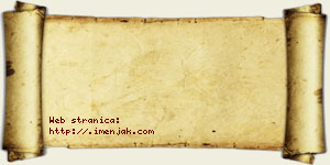 Anđelija Kaloper vizit kartica